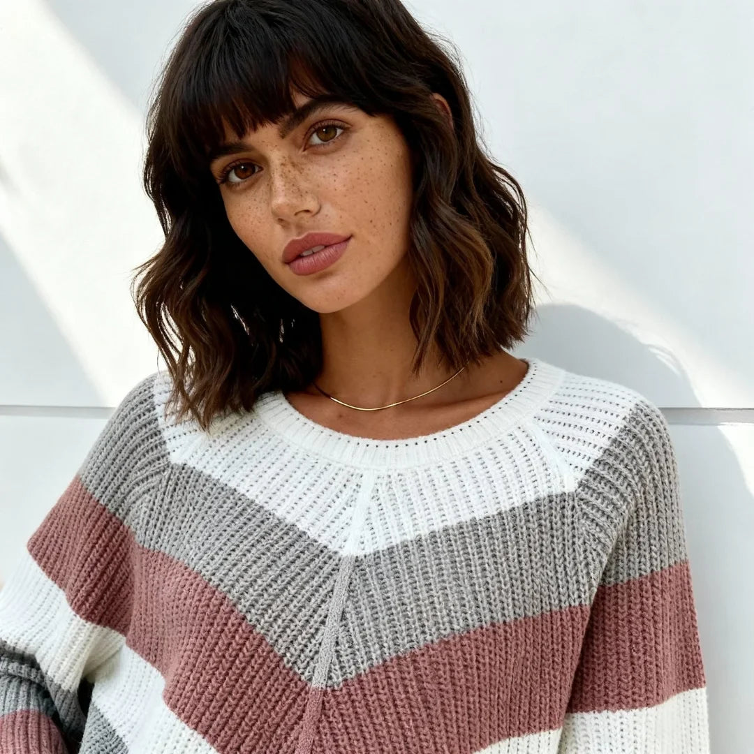 Rosewood Chevron Jumper
