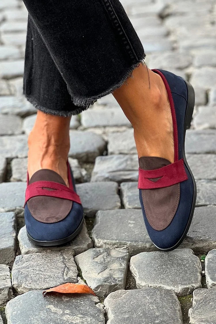 Color Accent Loafers