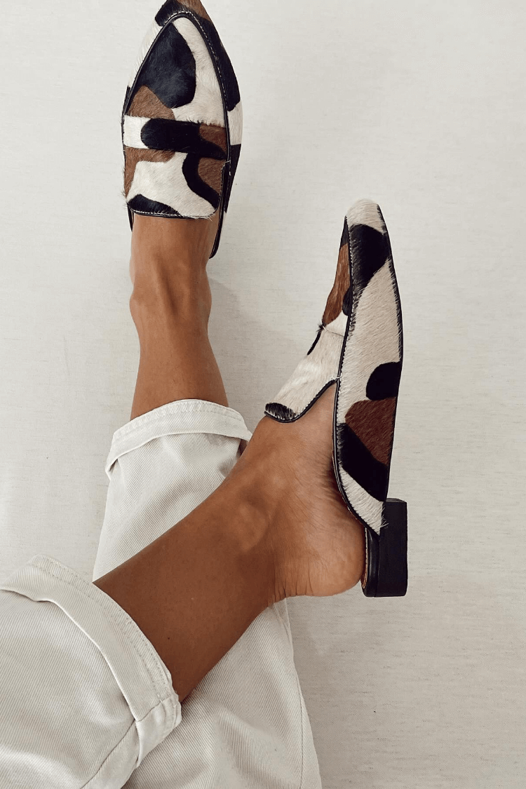 Loafer with Abstract Pattern