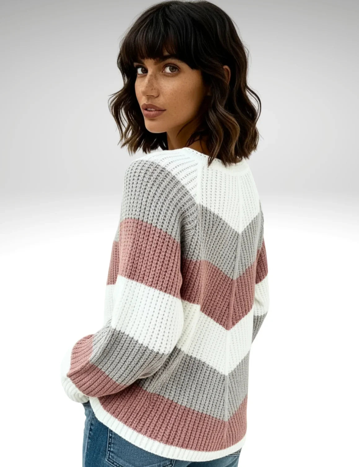 Rosewood Chevron Jumper