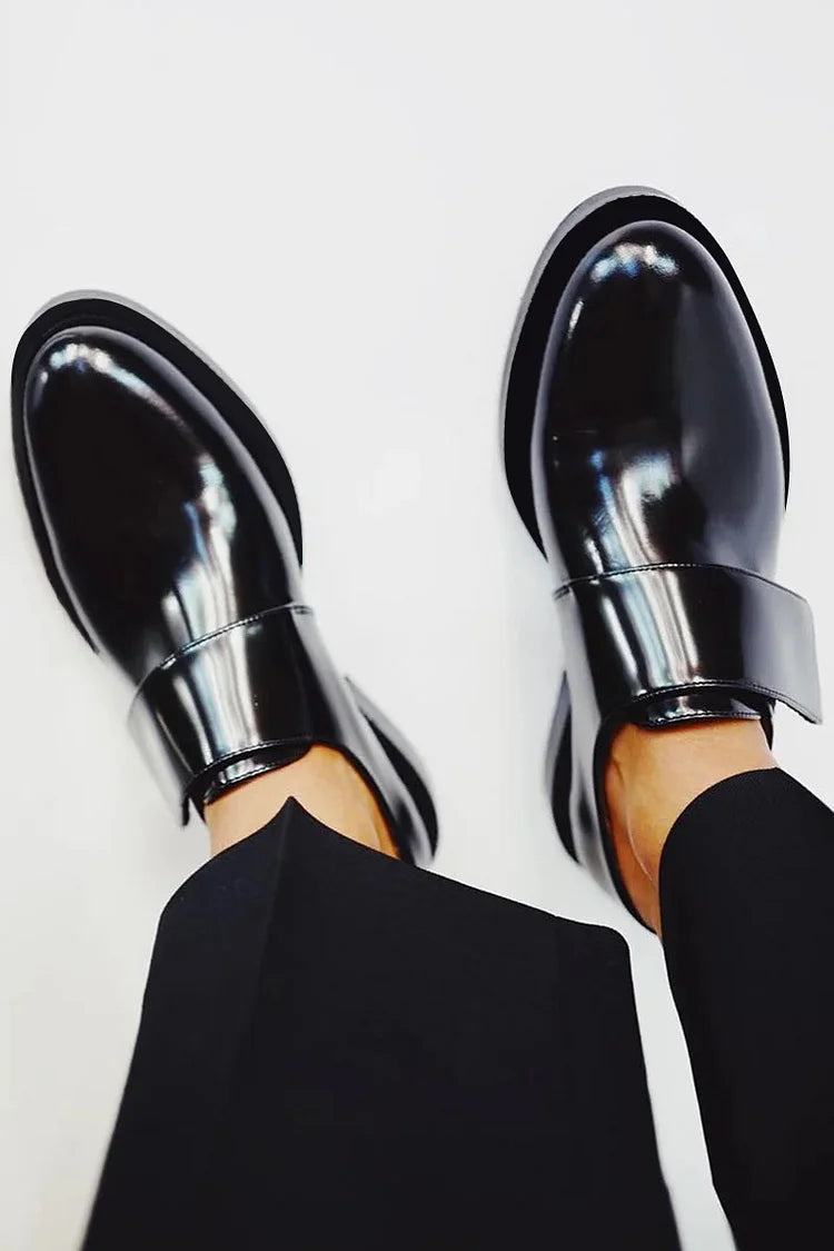 Polished Bar Loafers