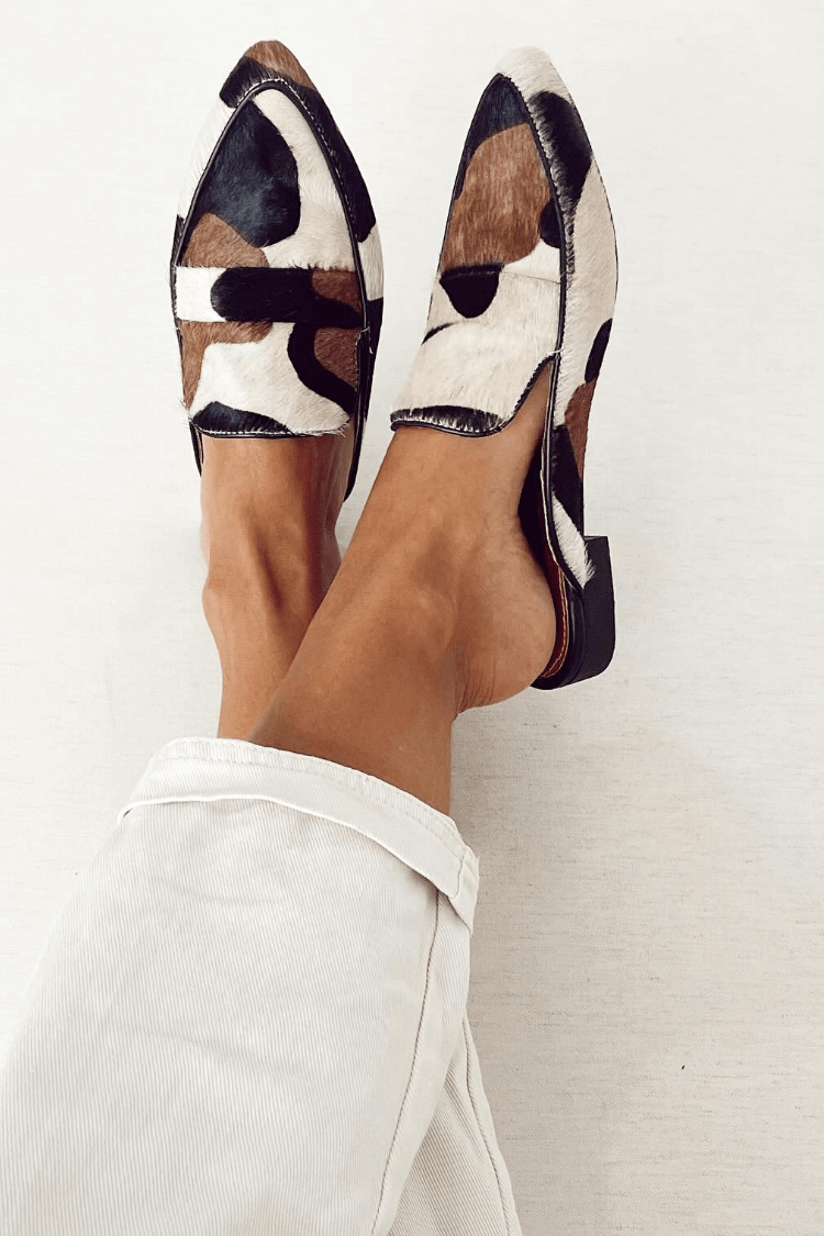 Loafer with Abstract Pattern
