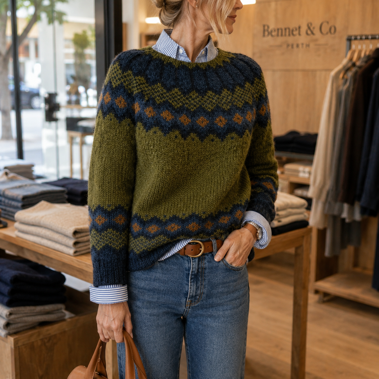 Jessica™ | Heritage Nordic Knit Sweater