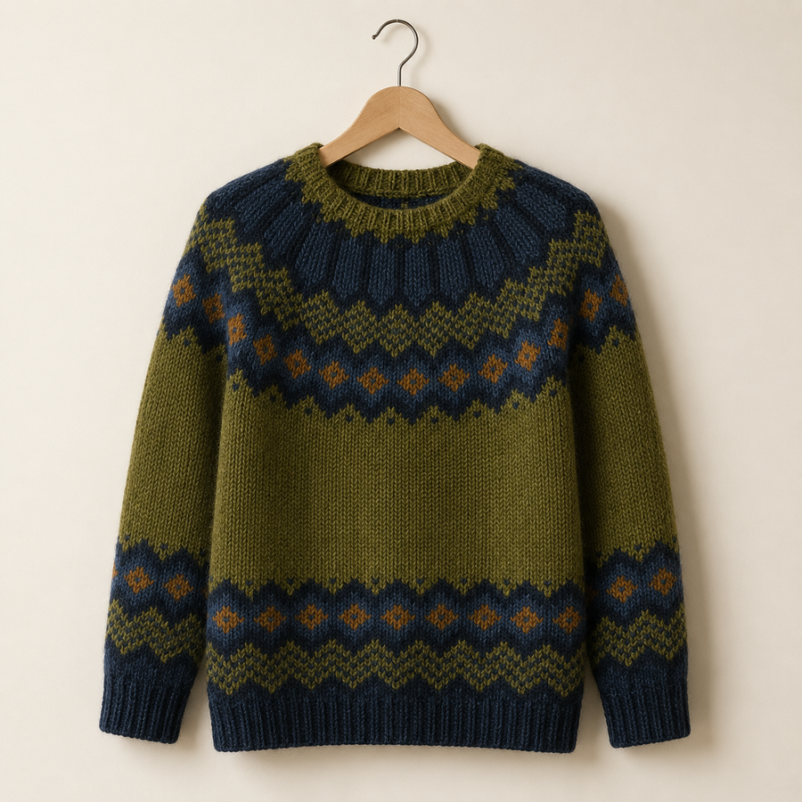 Jessica™ | Heritage Nordic Knit Sweater