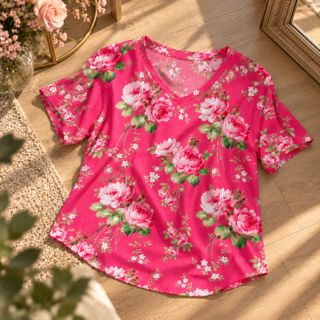 Kerensa | Artistic Floral Shirt