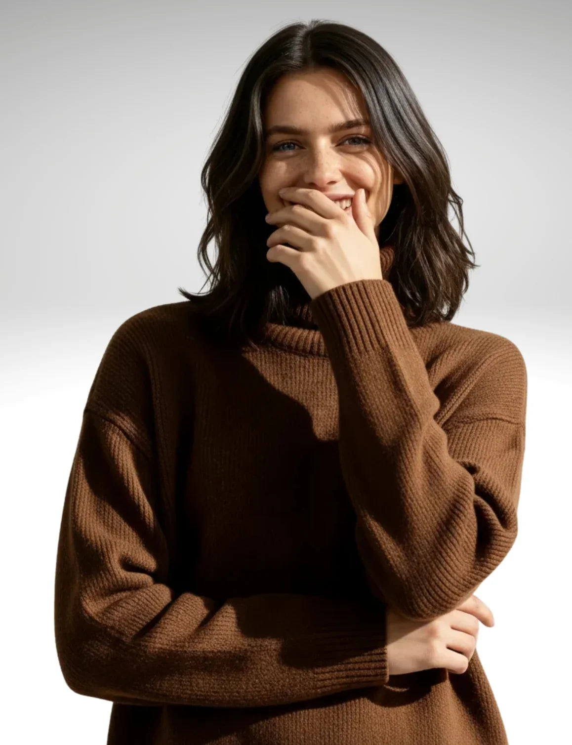 Oversized Roll-Neck Jumper