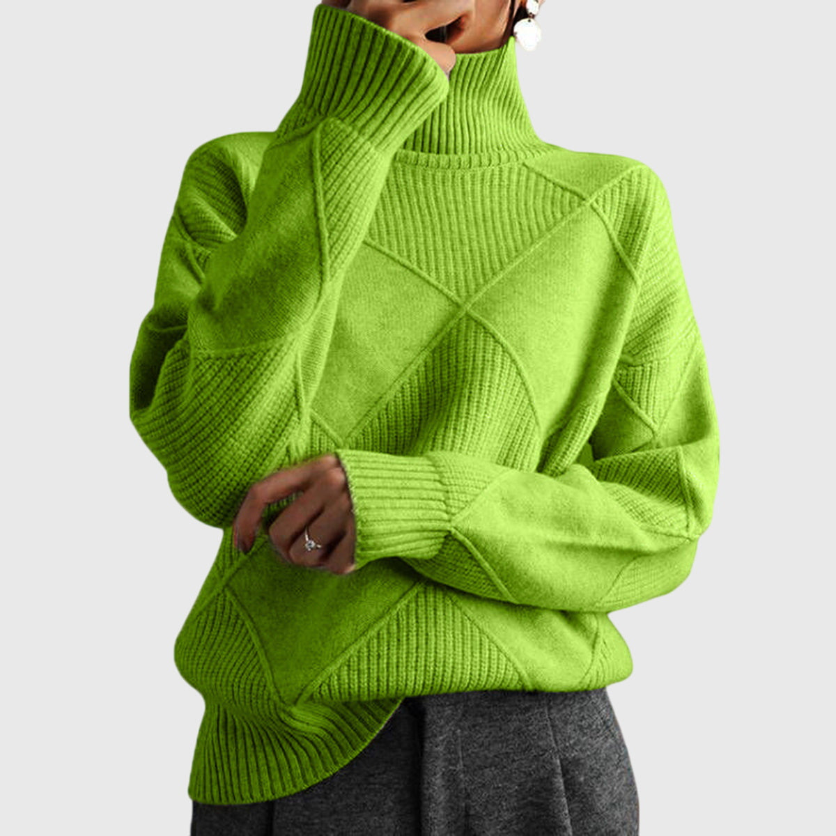 Angela™ | Turtleneck Sweater