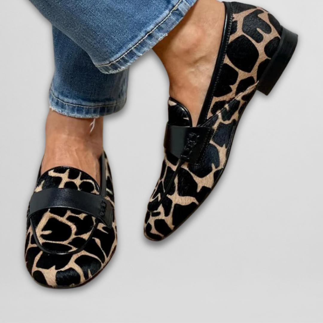 Mary | Leopard Print Loafer