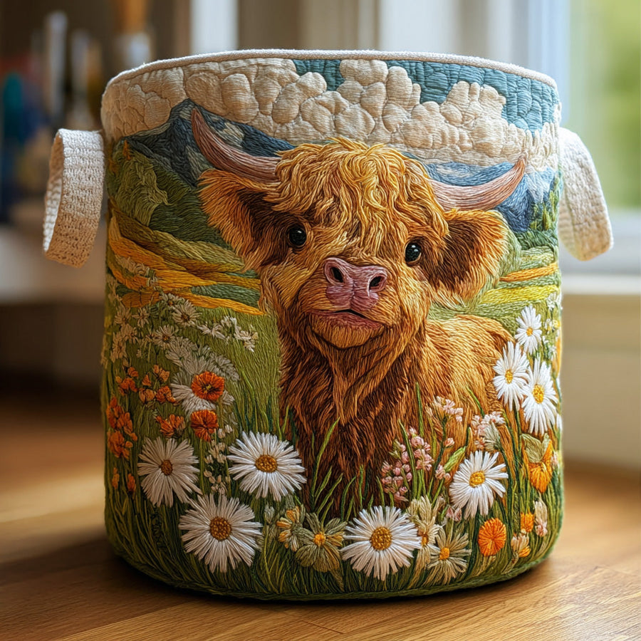 FIONA | BLOOM HIGHLAND WOVEN LAUNDRY BASKET