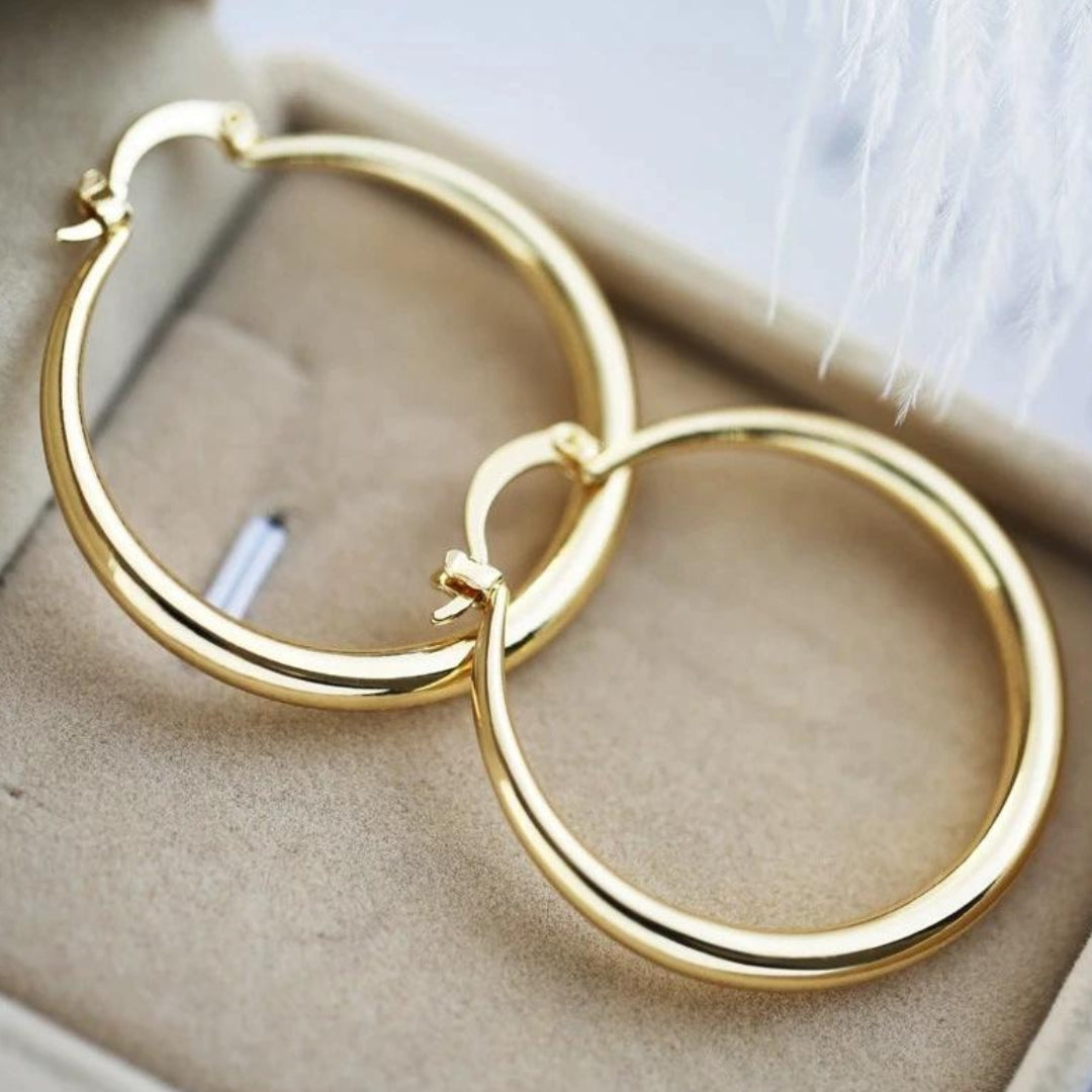 Bethany - Bold Gold Earrings