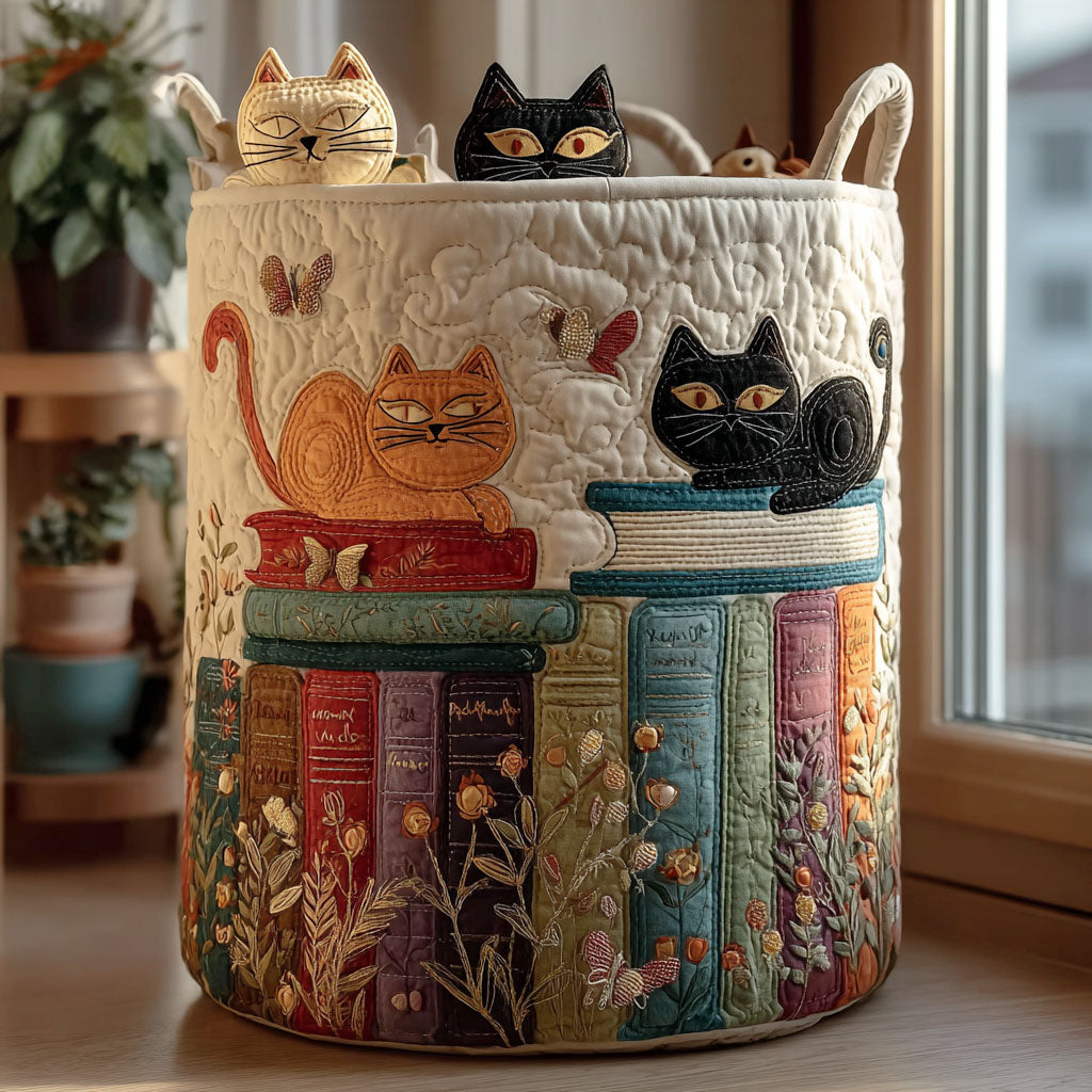 Poppy Cat Parade Laundry Hamper