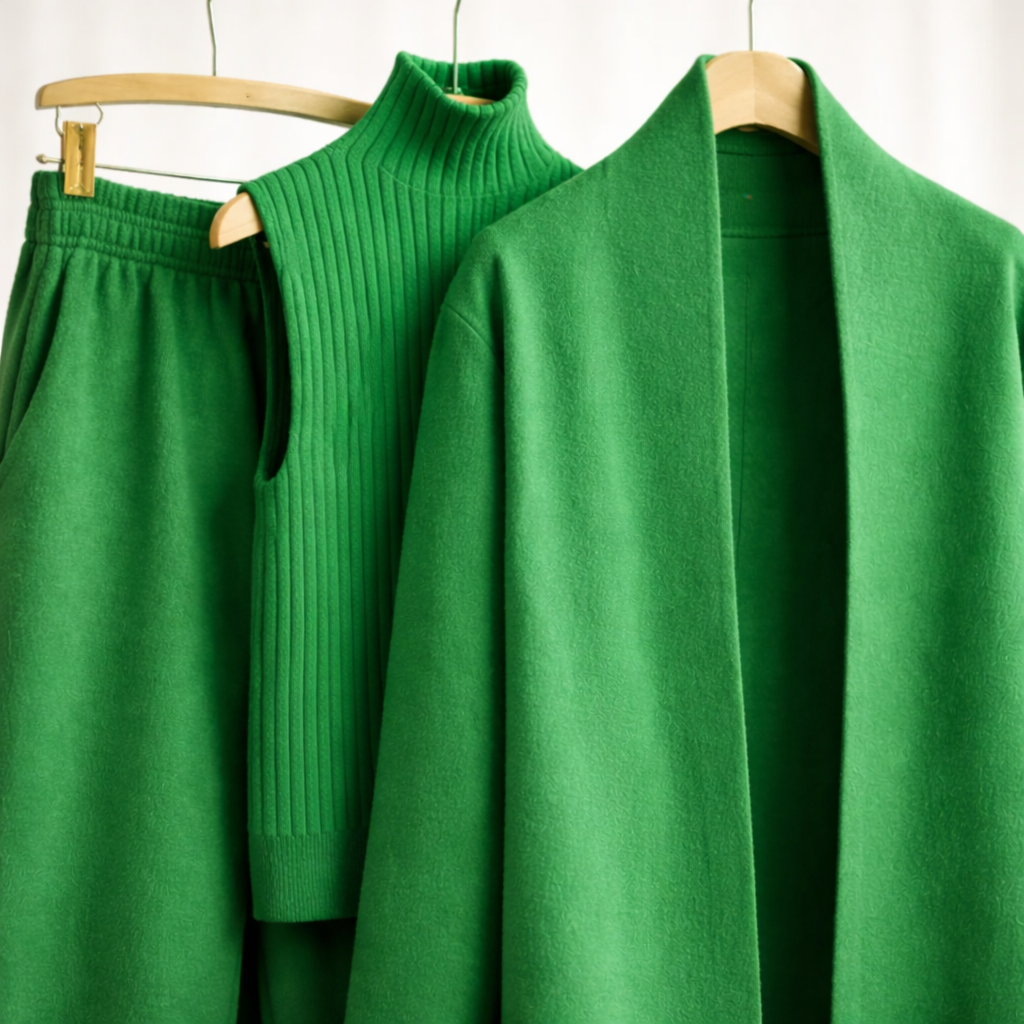 Phyllis - Cashmere Three-Piece Knit Set
