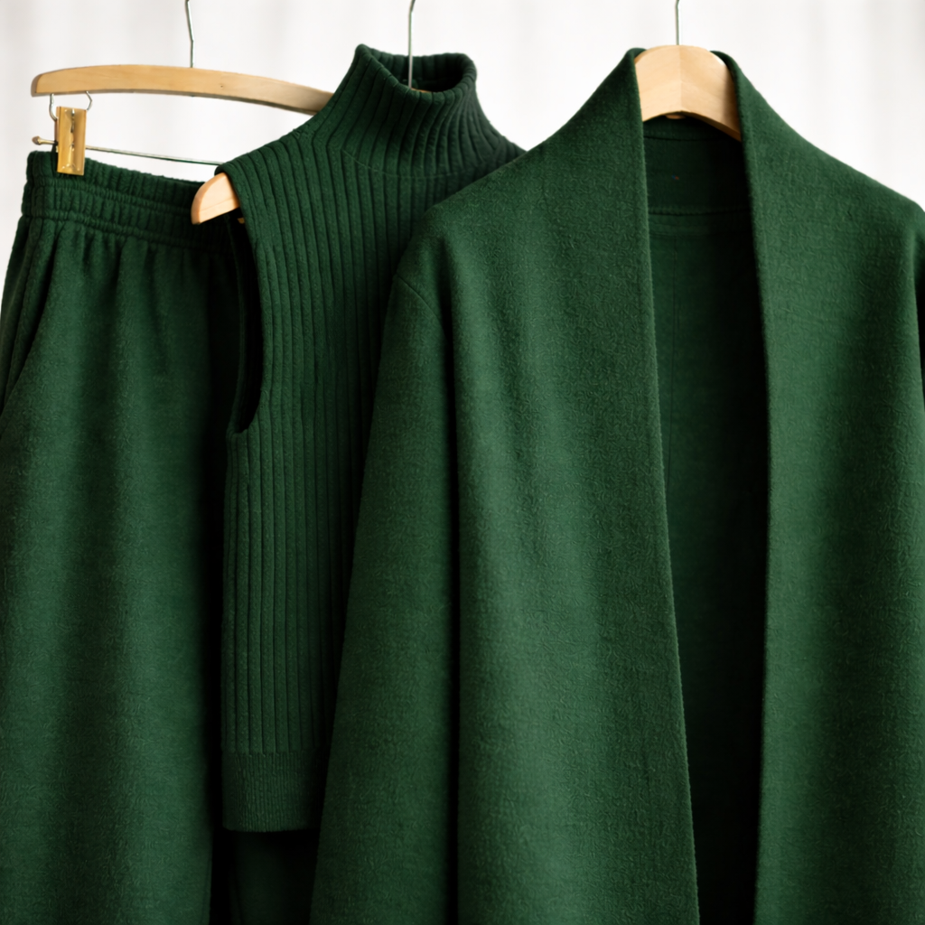Phyllis - Cashmere Three-Piece Knit Set