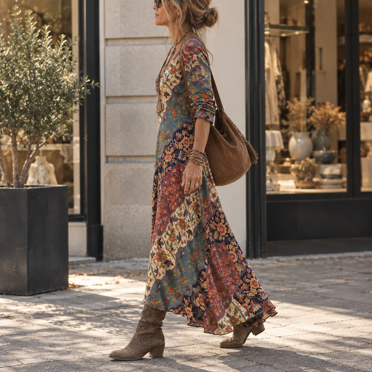 Lydia - Feminine Flowy Relaxed Fit Dress