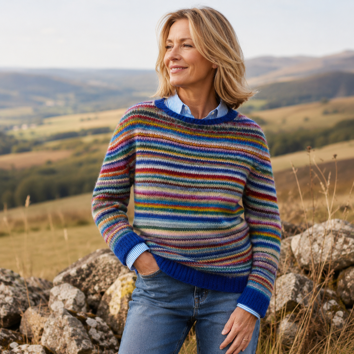 Megan™ | Heritage Nordic Knit Sweater