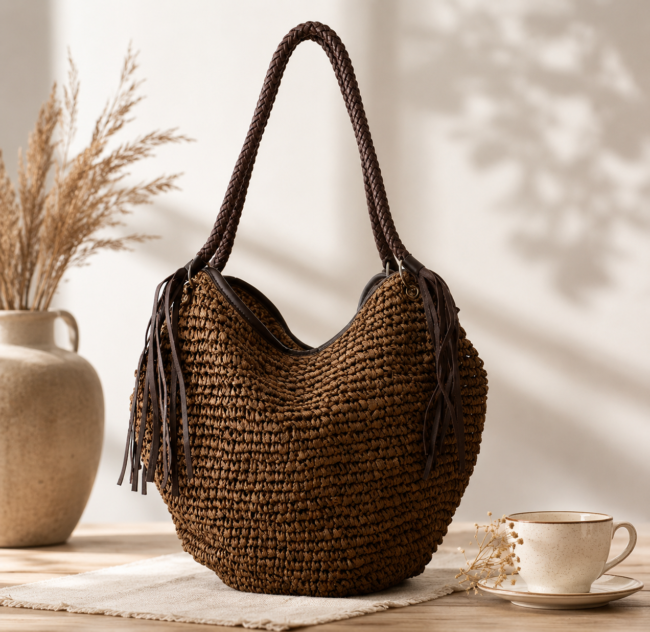 Rosie™ | The Tassel Hobo Tote