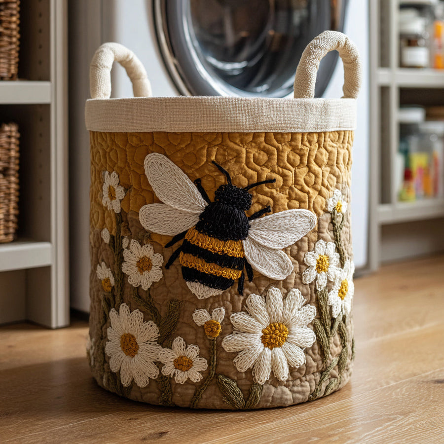 Honey Daisy Bee Laundry Hamper