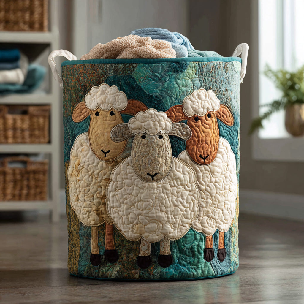 POPPY | FLUFF PARADE WOVEN LAUNDRY BASKET