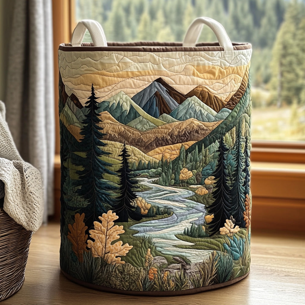 Brook Forest Stream Laundry Hamper
