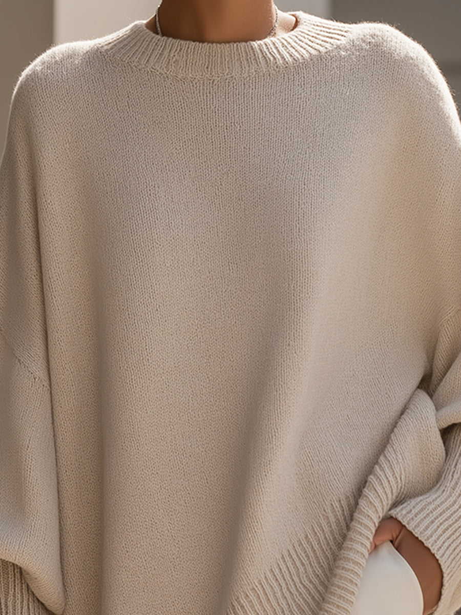 Emma | Oversized Wool-Blend Sweater with Modern Comfort