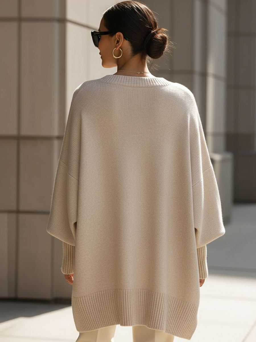 Emma | Oversized Wool-Blend Sweater with Modern Comfort