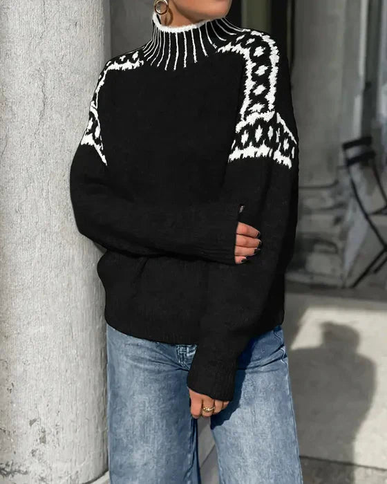 Isabella | Warmer and more comfortable double-knit waffle sweater