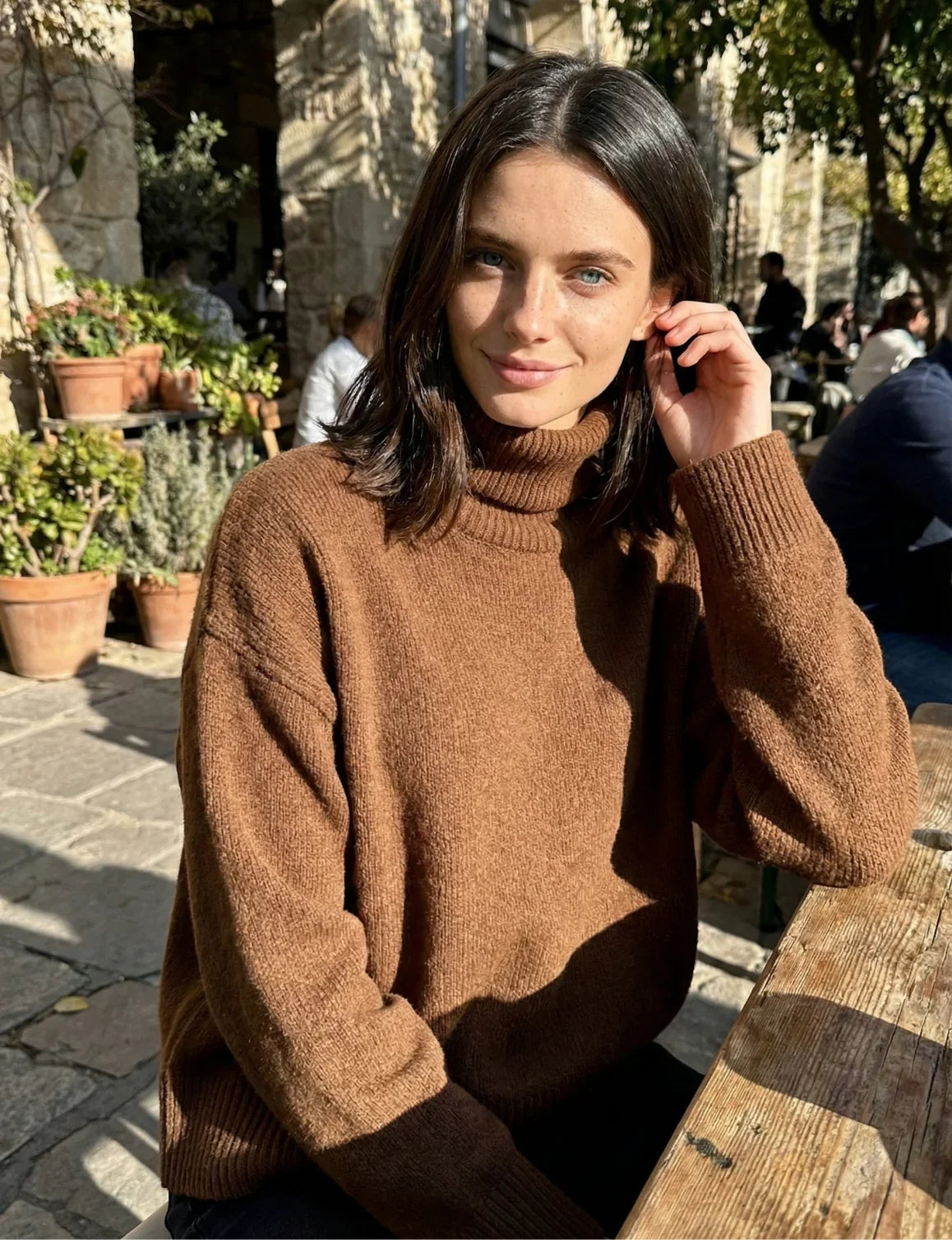 Oversized Roll-Neck Jumper