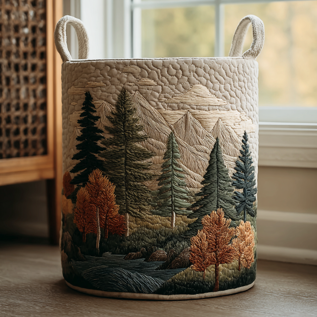 NAOMI | Woodland Laundry Basket