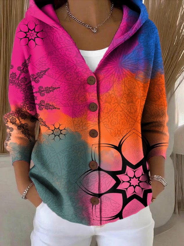Women's Patchwork Hooded Vest