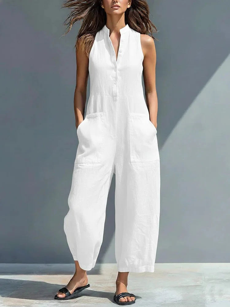 Lallie™ Elegant Sleeveless Jumpsuit