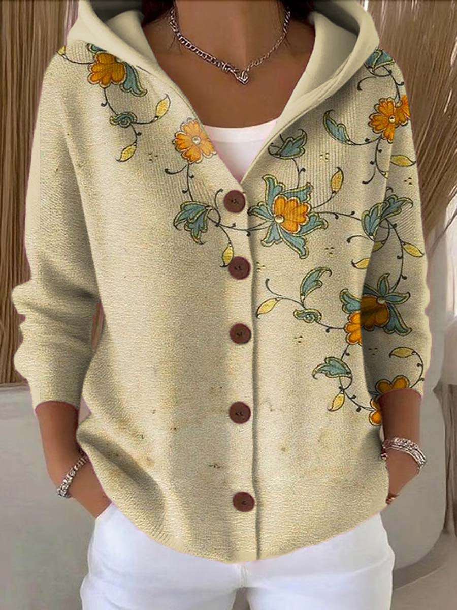 Women's Patchwork Hooded Vest