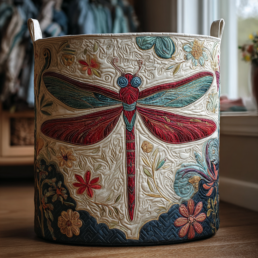 SKYE | ELEGANT DRAGONFLY LAUNDRY BASKET