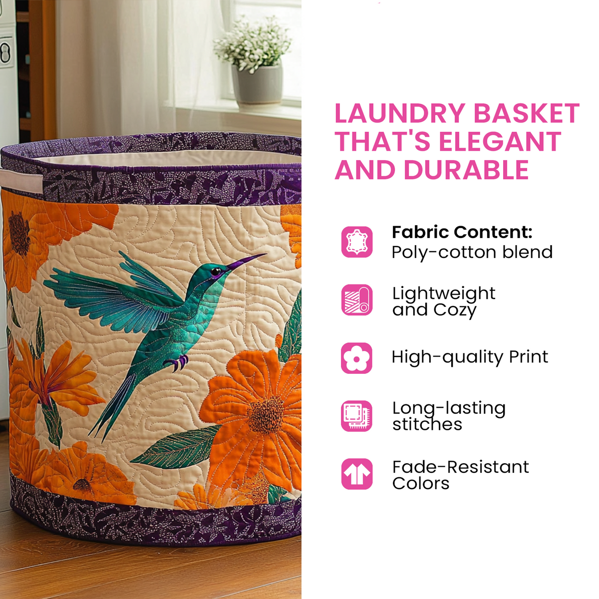 NAOMI | Woodland Laundry Basket