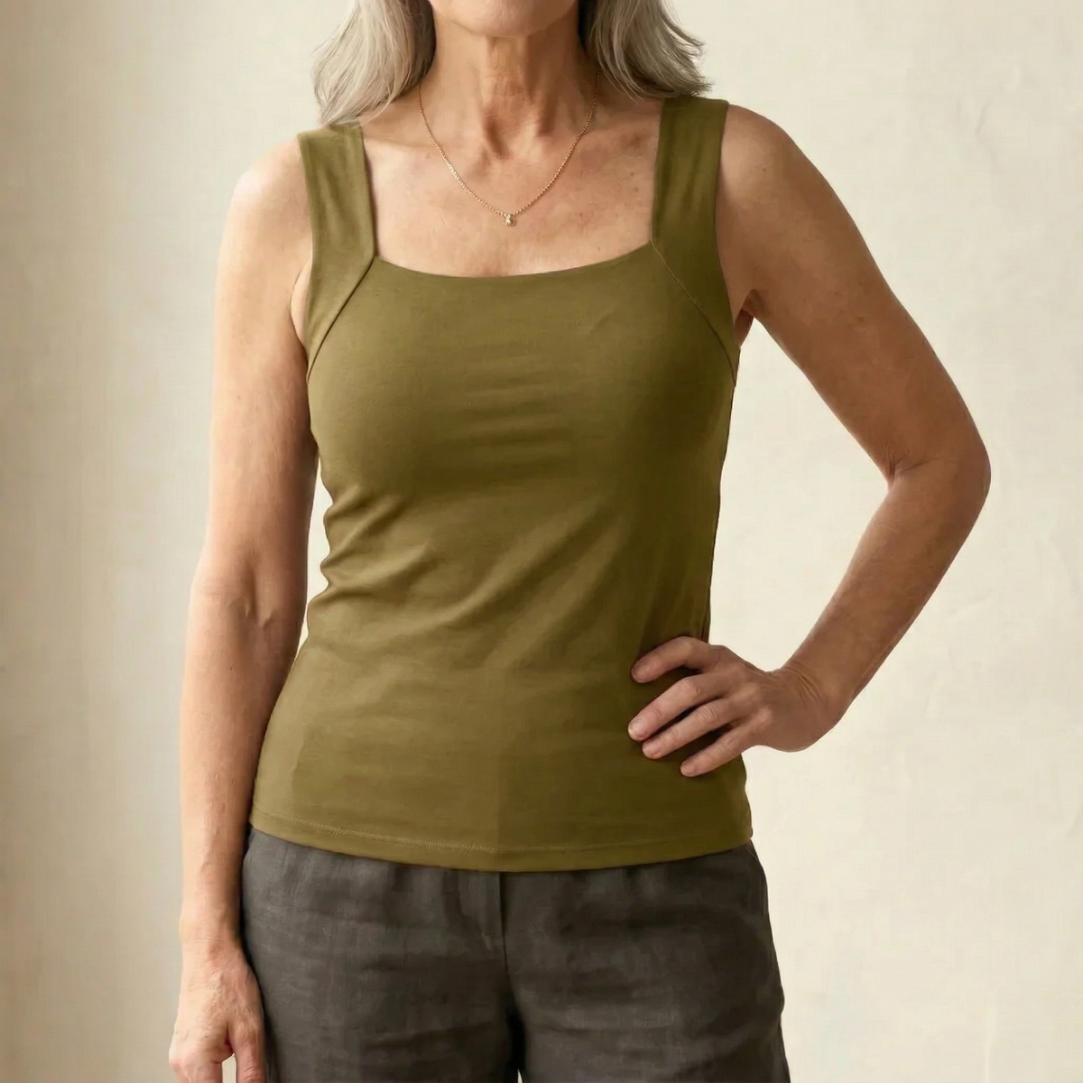 Alexia | Built In Comfort Bra Tanktop