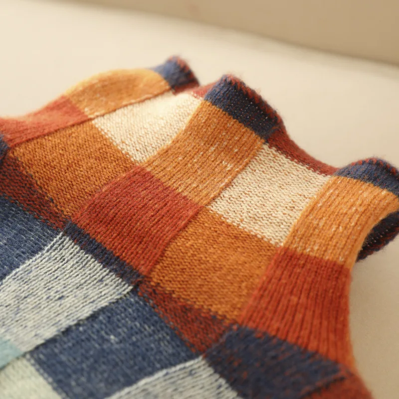 Marlow Check Turtleneck