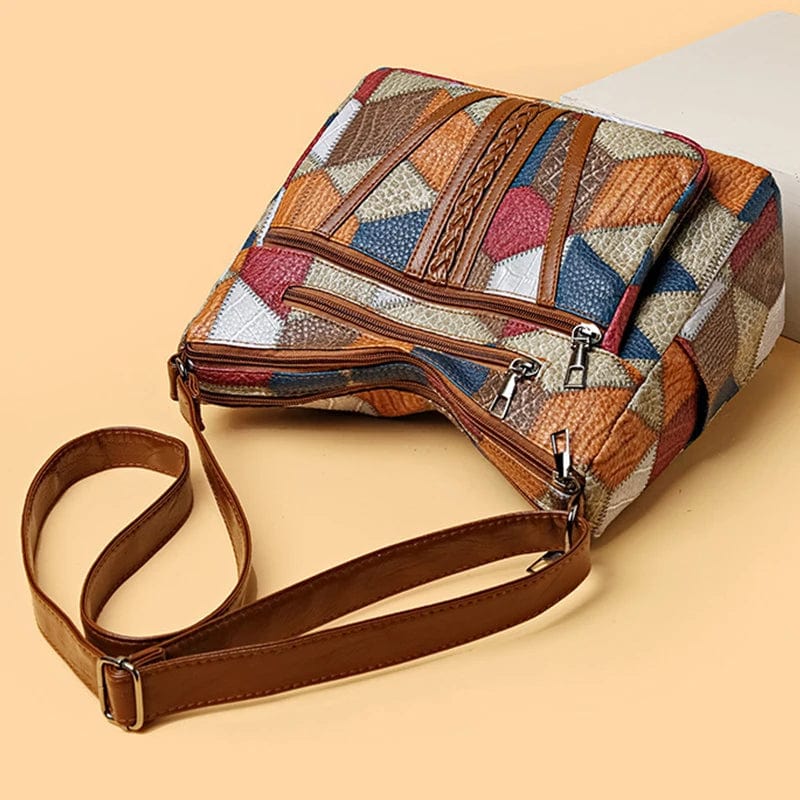 Jacqueline - Mosaic Leather Handbag