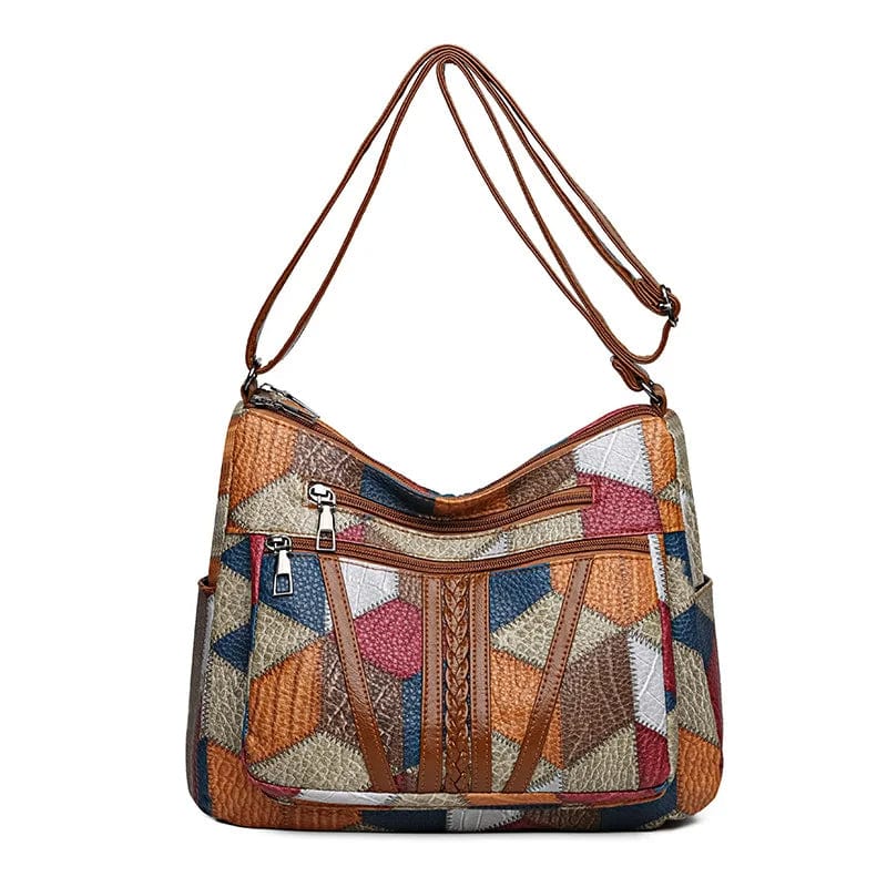 Jacqueline - Mosaic Leather Handbag
