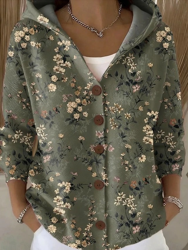 Women's Patchwork Hooded Vest
