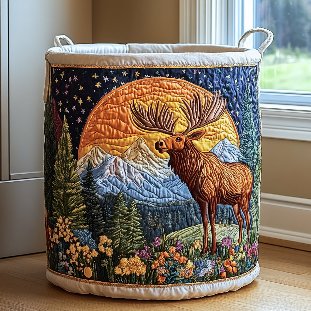 NAOMI | Woodland Laundry Basket