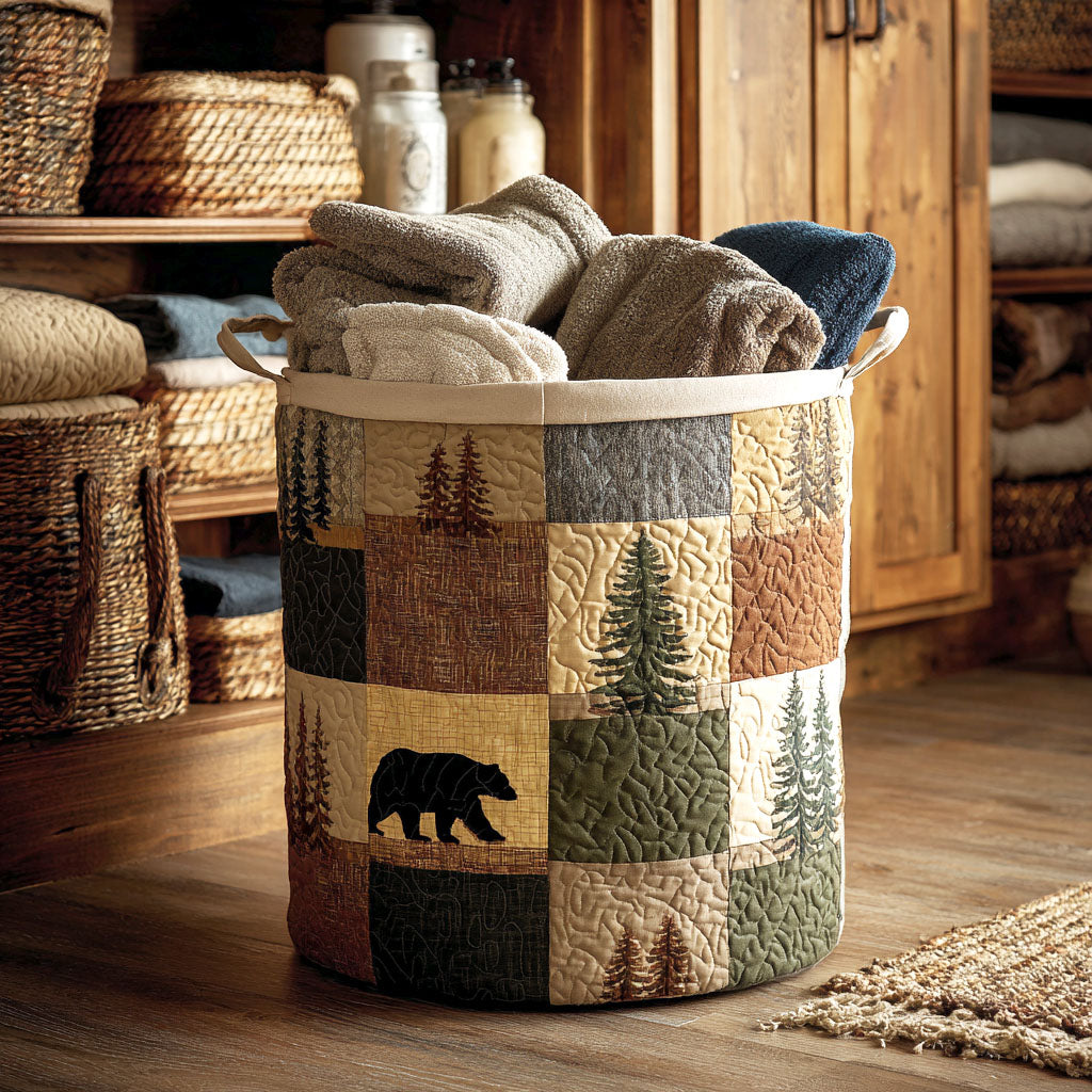 EVIE | Woodland Patch Laundry Hamper