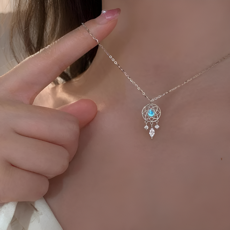 Moonstone necklace - Dreamcatcher