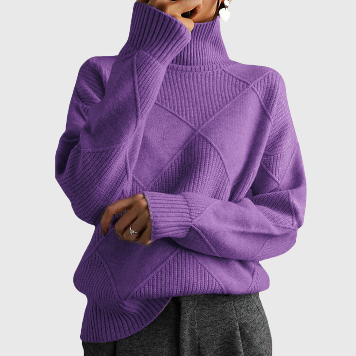 Angela™ | Turtleneck Sweater