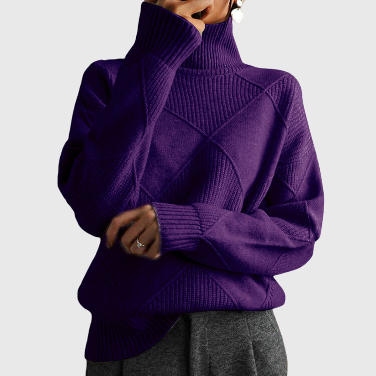 Angela™ | Turtleneck Sweater
