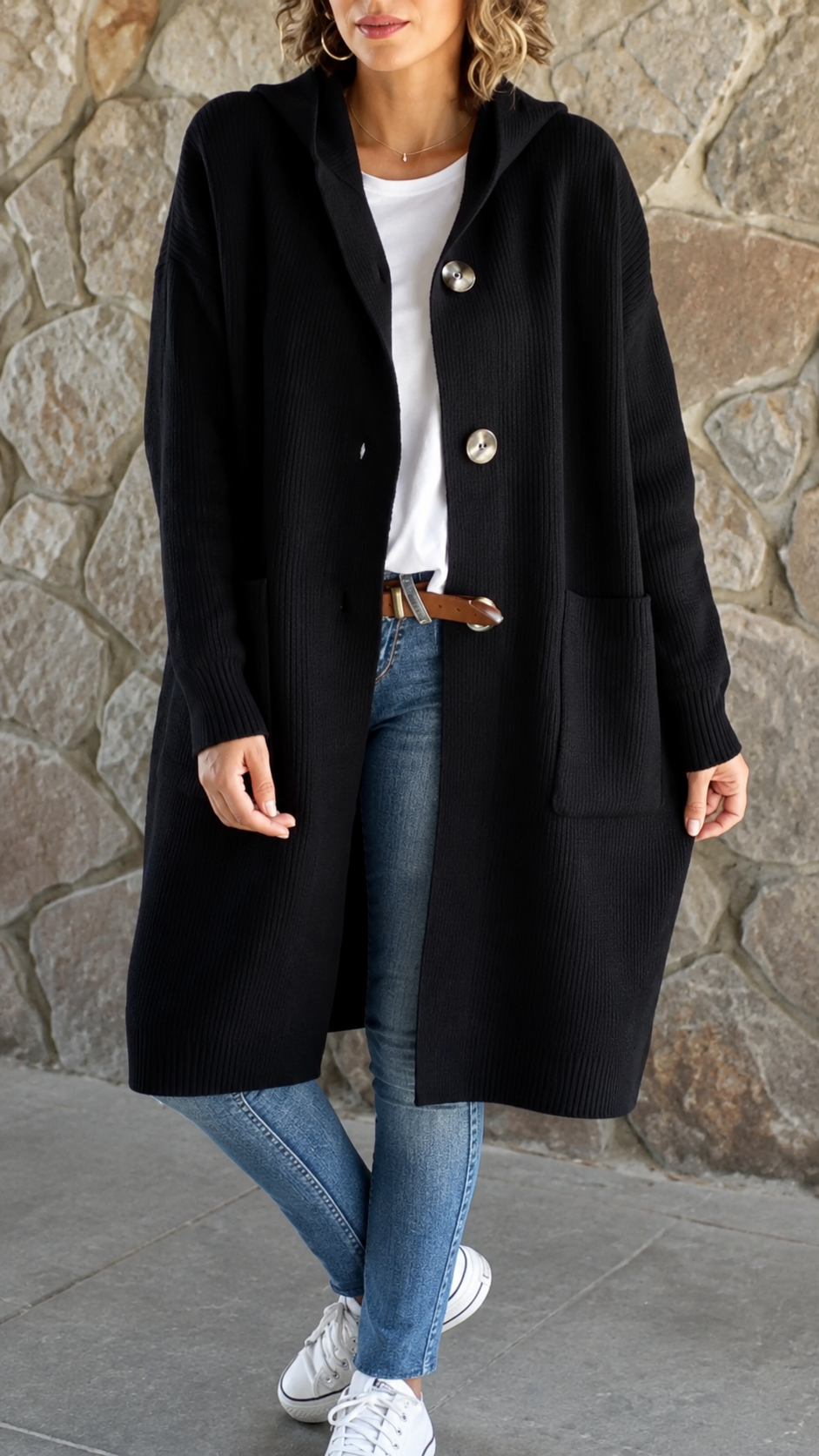 Catherine | Extended Length Knit Cardigan