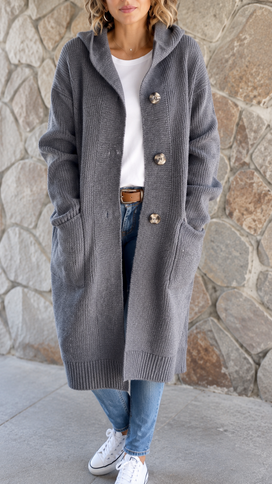 Catherine | Long Knit Cardigan