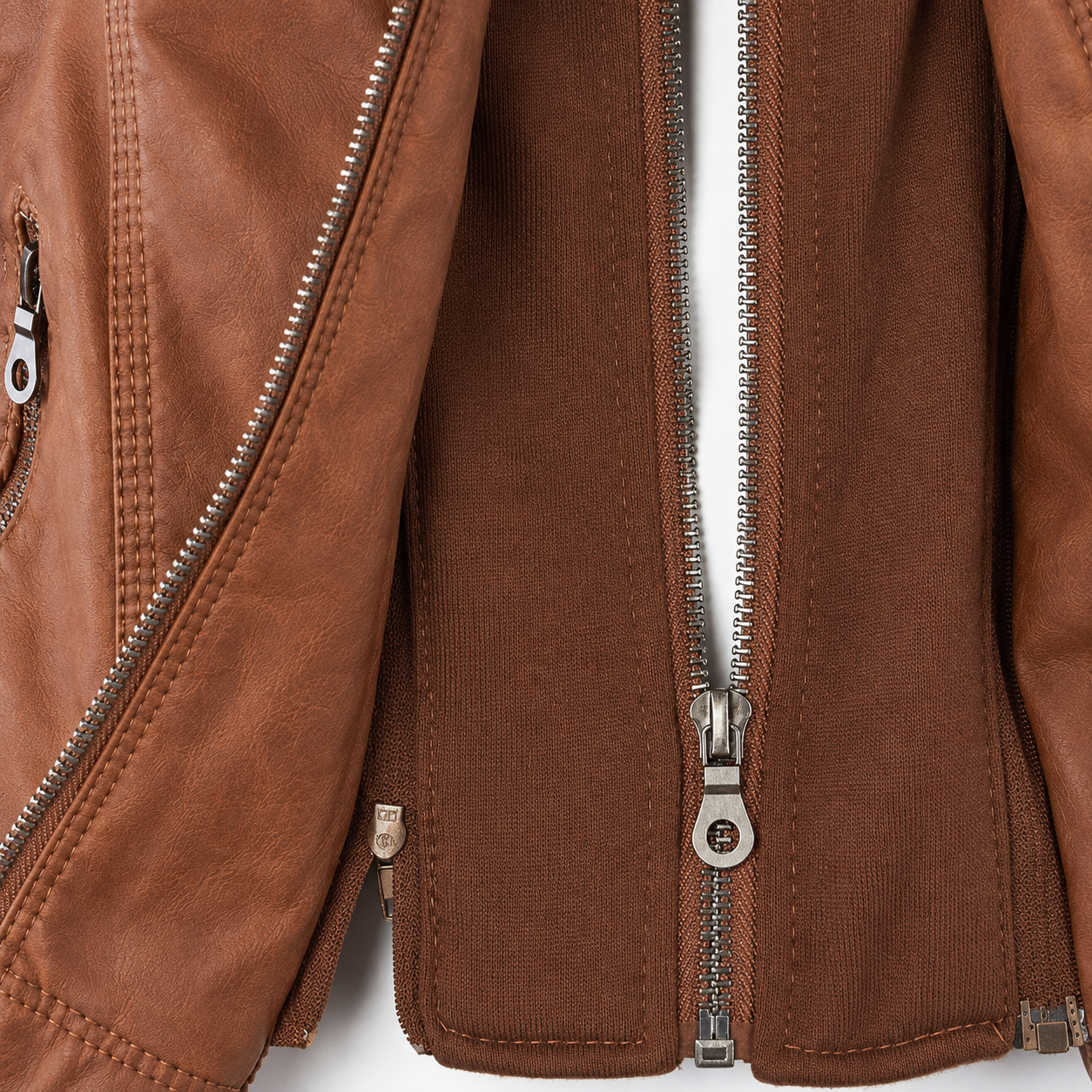 Diane | Leather Jacket with Hood