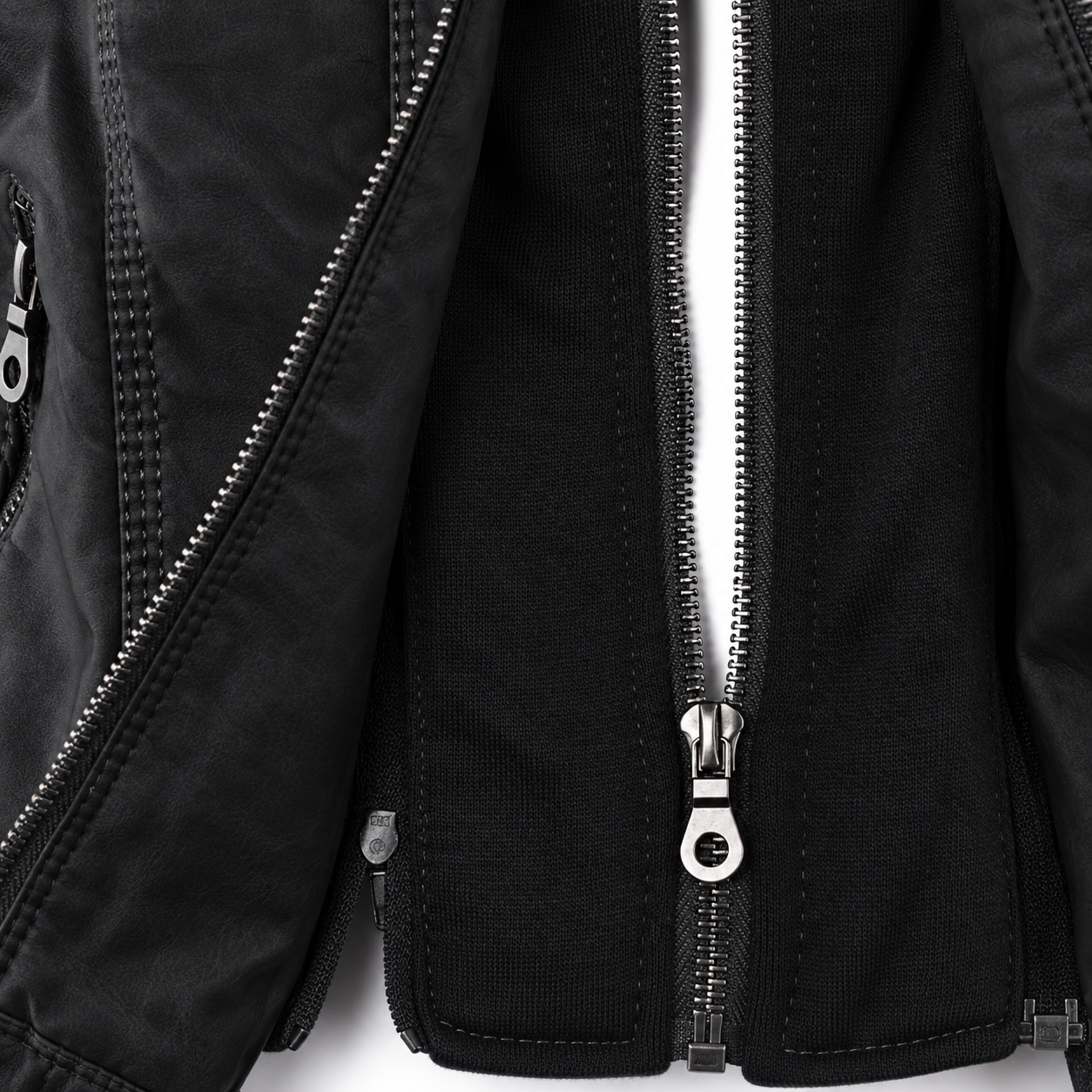 Diane | Leather Jacket with Hood
