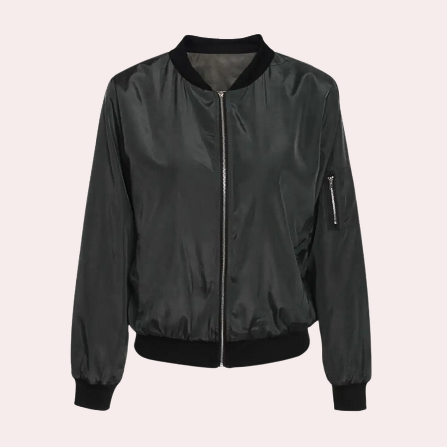 Harlow | Women's Zip Front Bomber Jacket