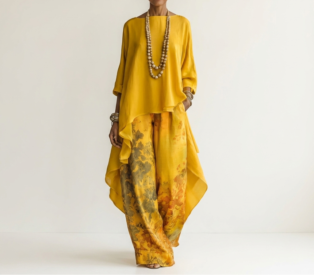 Helen - Fluid Asymmetric Two-Piece Set