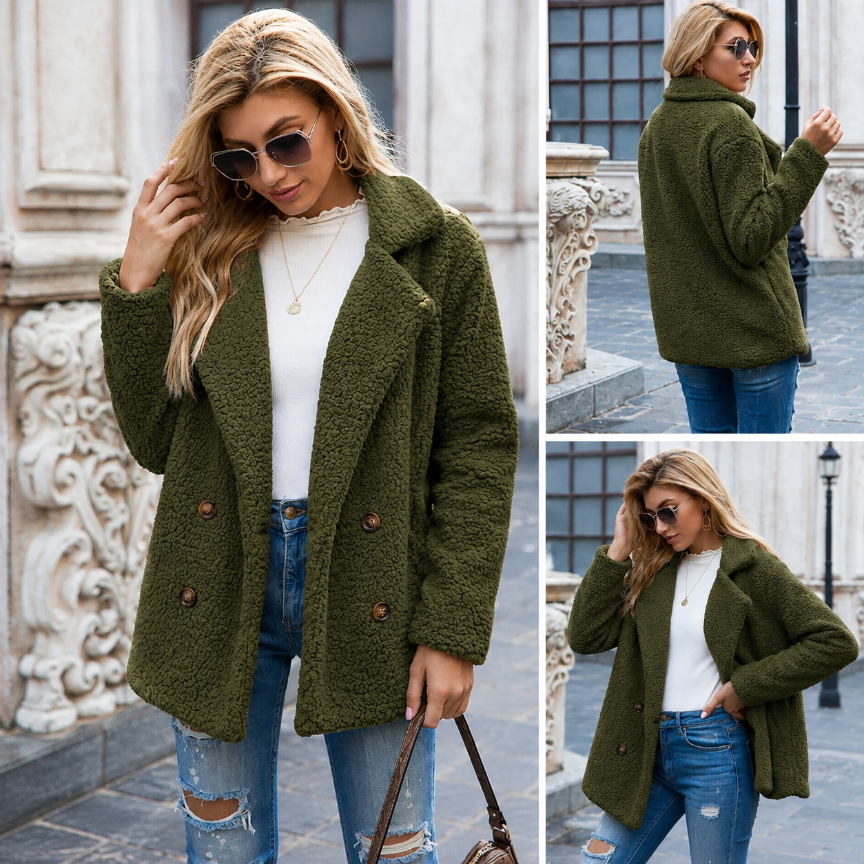 Holly | Cozy Teddy Coat